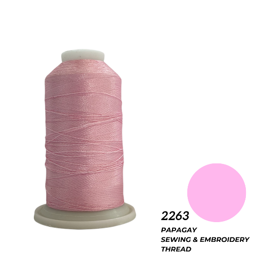 Papagay Embroidery Thread | Emily Pink / Medium Pink 2263