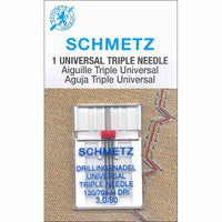 Schmetz Triple Needle - Universal | Size 3,0/80 | 130/705H DRI