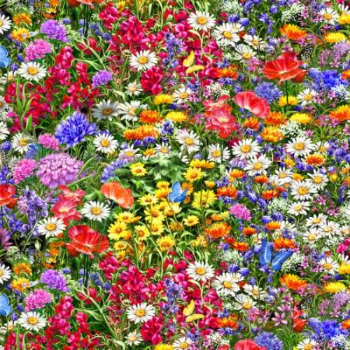 CD8777MULTI | Sweet Summer Floral | Timeless Treasures
