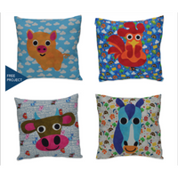 Farm Babies Pillow | Free Applique Pattern Download
