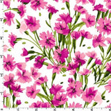 Quilting fabric | Bloom On! Packed Floral in Pink | MAS10075-P