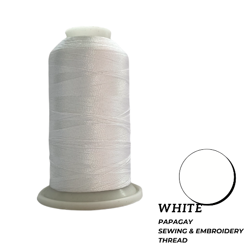 Papagay Embroidery Thread | White 3337