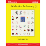 Husqvarna Viking Embroidery Disk 49 | Celebration!