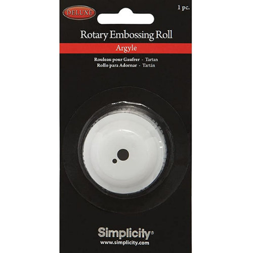 881707 | Simplicity Rotary Embossing Roll | Argyle
