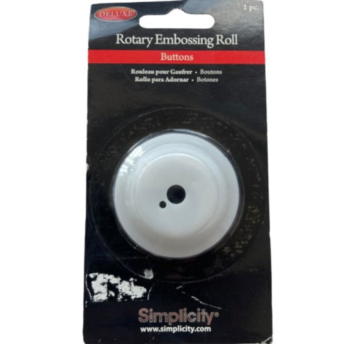 881706 | Simplicity Rotary Embossing Roll | Buttons
