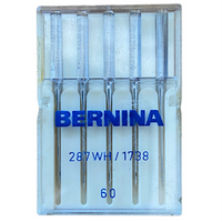 Bernina Round Shank Machine Needles | 287WH/1738 | Size 60/8 - 5 Pack