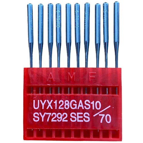 AMF Industrial Coverseam Machine Needles | UYx128 | Size 70/10 - 10 Pack