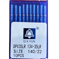 Q.X.YUN Industrial Machine Needles | DPX35LR | Size140/22 - 10 Pack