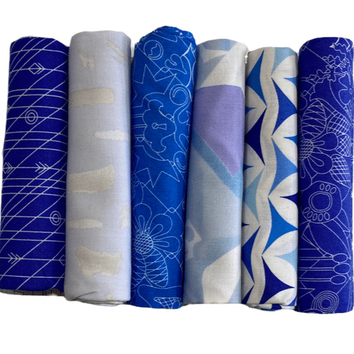 Fabric Rolls - Fat Quarters | Barryl Blue | FAB0027