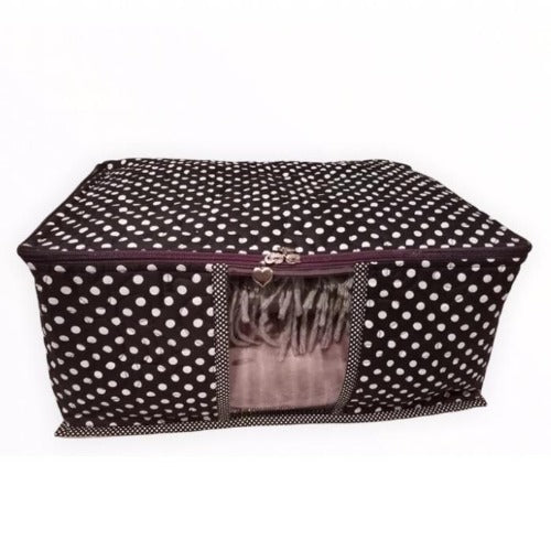 Storage tote for blankets or quilts