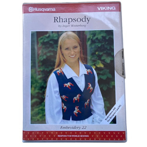 Husqvarna Viking Embroidery Disk | Rhapsody