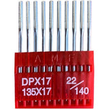 AMF Industrial Machine Needles | DPx17 | Size140/22 - 10 Pack