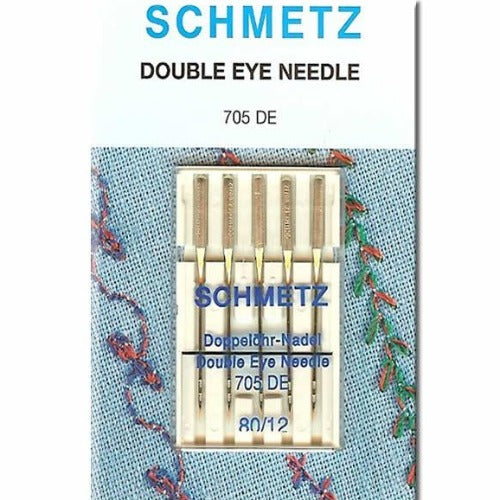 Schmetz Double Eye Needle | Size 80/12 | 705 DE